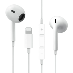 In-Ear Kopfhörer [MFi-Zertifiziert] Stereo Sound Lightning Kopfhörer für iPhone HiFi Stereo Ohrhörer Kompatibel mit iPhone 11/12/13/13 mini/14/X/XS/XR/8/7 Unterstützt alle iOS Weiß-B1 Angebot bei HelloDeals