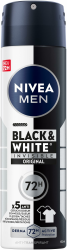 NIVEA MEN Black & White Invisible Deo Spray, Anti-Transpirant mit Anti-Flecken-Formel, mit 72h Anti-Transpirant-Schutz und NIVEA MEN Pflegekomplex (150 ml) Angebot bei HelloDeals
