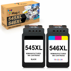 7Magic PG-545XL CL-546XL Ersatz für Canon Druckerpatronen 545 546 XL Multipack Kompatible für Canon für Pixma TS3450 TS3451 TS3350 TS3351 TS3150 TR4550 TR4650 MG3050 MX495 MG2550s (Schwarz, Farbe) Angebot bei HelloDeals