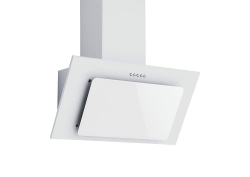 Respekta Dunstabzugshaube kopffrei/Dunstabzugshaube schräg 60 cm/Metallgehäuse mit Glasschirm in Weiß/Abluft - und Umluftfunktion / CH33060WB / B / 51 – 63,5 dB Angebot bei HelloDeals