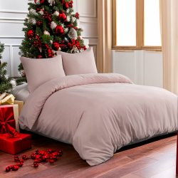 AYSW Bettwäsche gebürstet Microfaser 1 Bettbezug 200x200cm + 2 Kopfkissenbezug 80x80cm mit Reißverschluss Rosa 200 x 200 cm Rosa Angebot bei HelloDeals