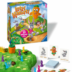 Ravensburger Kinderspiele 22343 - Lotti Karotti - Wettlaufspiel für 2 bis 4 Spieler, Kinderspiel ab 4 Jahren Lotti Karotti - Design 2023 Angebot bei HelloDeals