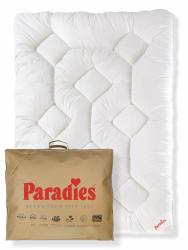 PARADIES Ganzjahresdecke 135x200 cm - Prima Bio, Öko-Tex 100 Klasse 1, medizinisch getestet, kuschelige + atmungsaktive Bettdecke 135x200, Steppdecke Angebot bei HelloDeals