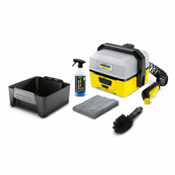 Kärcher Mobile Outdoor Cleaner OC 3 Bike Box (Wassertankvolumen: 4 l, Lithium-Ionen-Akku, abnehmbarer Wassertank, schonender Niederdruck, Universalbürste, Fahrradreiniger, Mikrofasertuch) 4 Liter Bike Box Angebot bei HelloDeals