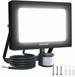 MEIKEE 30W LED Strahler mit Bewegungsmelder 2820LM 6500K Superhell LED Fluter mit Sensor IP66 Wasserdicht Scheinwerfer Wandleuchte für Garten Garage Sportplatz Angebot bei HelloDeals