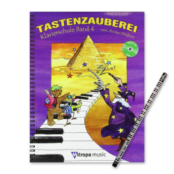 Tastenzauberei, Band 4 - Klavierschule mit Audio-CD ISBN 9789043134613 - Lehrgang für Klavier - Deutsch, mit CD und Notenbleistift Angebot bei HelloDeals