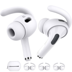 AHASTYLE 3 Paare AirPods Pro 2 Ohrpolster Ohrbügel Silikon Anti-Rutsch Ohrhörer-Abdeckungen【Nicht in den Ladekoffer Passen】 Kompatibel mit Apple AirPods Pro 2. Generation (Weiß) AirPods Pro 2. Generation Weiß Angebot bei HelloDeals