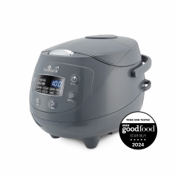 Yum Asia Panda Mini-Reiskocher mit Ninja-Keramikschüssel und Advanced Fuzzy Logic (3,5 Tassen, 0,63 Liter) 4 Reisfunktionen, 4 Multicooker-Funktion, 220–240V (Cobalt Grey) Angebot bei HelloDeals