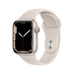 Apple Watch Series 7 (GPS, 41MM) - Aluminiumgehäuse Polarstern Mit Sportarmband Polarstern (Generalüberholt) Angebot bei HelloDeals