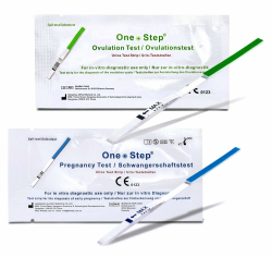 One+Step Kombipaket 40 x Ovulationstest und 10 x Schwangerschaftstest - Fruchtbarkeitstest für Frauen - Ovulationstest für Eisprung Angebot bei HelloDeals
