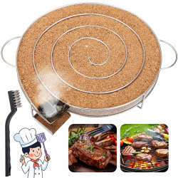 Encham Rund Rauchgenerator Edelstahl Kaltraucherzeuger Kaltrauchgenerator für Kugelgrill Smoker und Räucherofen Angebot bei HelloDeals