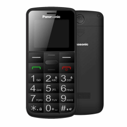 Panasonic KX-TU110EXB, unlocked, Seniorenhandy (Dual-SIM, Kamera, Taschenlampenfunktion, große Tasten, Hörgerätekompatibel, SOS-Funktion), Schwarz Schwarz Single Angebot bei HelloDeals