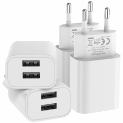 4er Pack USB ladegerät für iPhone 15 14 Plus Pro Max 13 12 11 SE Samsung Android Adapter, iPhone ladegerät Ladestecker Power USB stecker Netzteil(Ohne Ladekabel) Angebot bei HelloDeals