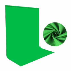 Green Screen Fotohintergrund 1,5x2m, Bonvvie Faltenresistenter Fotografie Hintergrund Grün Chromakey Musselin Hintergrund für Photo Video Studio, Fernsehen, Zoom, YouTube, Online-Meetings Angebot bei HelloDeals