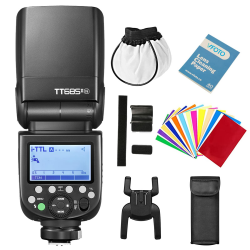 Godox TT685II-N TT685NII Speedlite TTL Kamera Blitzlicht 2.4G High-Speed Sync ​​1/8000s GN60 Kompatibel für Nikon D7100 D7000 D5200 D5100 D5000 D3200 Z6 Z7 (Godox TT6855 II-N) Angebot bei HelloDeals