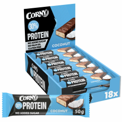 Corny Protein Power Cocos 30 Prozent Eiweiß Fitness & Sport Riegel 18 x 50 g Großpackung Angebot bei HelloDeals