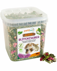 petifool Blütenzauber 360g - Ergänzungsfutter für Nager - natürliches Nagerfutter für Kaninchen, Meerschweinchen, Hamster, Chinchilla & mehr - ohne künstliche Zusätze - 100% Natur -artgerechtes Futter Angebot bei HelloDeals