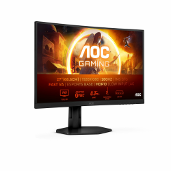 AOC Gaming C27G4ZXU - 27 Zoll FHD Curved Monitor, 280 Hz, 0.3 ms, FreeSync Premium, HDR10 (1920x1080, 2X HDMI, DisplayPort, USB Hub) schwarz/grau Angebot bei HelloDeals