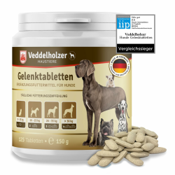 Veddelholzer VERGLEICHSSIEGER 2024 Hunde Gelenktabletten mit Grünlippmuschel Hund MSM & Teufelskralle Glucosamin & Kollagen 125 Kapseln Hunde Leckerlis Angebot bei HelloDeals