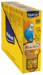 Vitakraft Kräcker, mit Ei und Grassamen, Knabberstangen für Sittiche und Exoten, in Vorratsgröße, ohne Zusatz von Zucker (10x 54g) Angebot bei HelloDeals