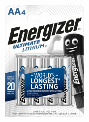 Energizer Batterien AA, Ultimate Lithium Batterie, 4 Stück Angebot bei HelloDeals