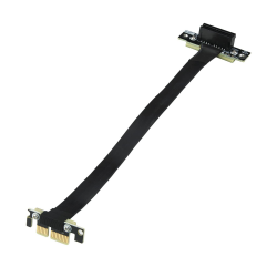 10Gtek PCI-e 3.0 Riser Kabel, X1 to X1, M to F, 90° to 90°, PCIe Extender Jumper for Graphics, Cable Length 20cm, P311MF5520 Angebot bei HelloDeals