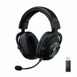Logitech G PRO X LIGHTSPEED Kabelloses Gaming-Headset mit Blue VO!CE Mikrofonfiltertechnologie, PRO G 50mm Lautsprechern, DTS Headphone: X 2.0, 20+ Stunden Akkulaufzeit, PC, PS5, PS4, Switch - Schwarz Angebot bei HelloDeals