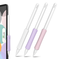 NIUTRENDZ 3 Stück Silikon Griff für Apple Pencil 2. Generation, Apple Pencil Pro& USB-C Schutzhülle Zubehör Ergonomisches Design Ärmel Halter【Magnetisches Aufladen & Double Tap】 Angebot bei HelloDeals