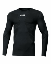 JAKO Funktionsshirt Unisex Longsleeve Comfort 2.0 I Bequeme Sportunterwäsche I Seamless & Bodyfit I Laufshirt Unisex Langarm mit weichem Griff L Schwarz Angebot bei HelloDeals