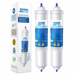 GOLDEN ICEPURE Wasserfilter Kühlschrank Kompatibel mit Samsung DA29-10105J, DA29-10105J HAFEX/EXP, DA99-02131B, WSF-100, EF9603, HAIER LG Inline-Kühlschrank,2 Stück Angebot bei HelloDeals