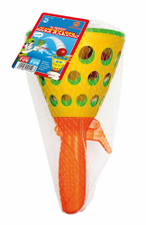 Günther Flugspiele 1546 - Fangballspiel Mc Squeezy Click'n'Catch, ca. 10,5 cm, Geschicklichkeitsspiel mit 2 Fangbechern und 3 Bällen, für Kinder ab 4 Jahren, Ballspiel für drinnen und draußen Angebot bei HelloDeals