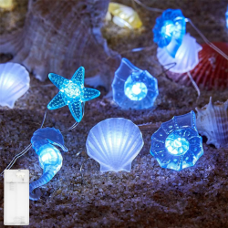 Lichterkette Meerestiere,2M 20LED Lichterkette Kinderzimmer Meerestiere,Lichterkette Lnnen,Lichterkette Fenster Innen,Aussenlichterkette Batterie,Lichterketten Vorhang,Outdoor Christmas Decorations A3-2m20pcs Angebot bei HelloDeals