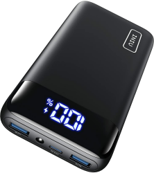 INIU Power Bank, 22,5W Powerbank Klein Aber Stark 20000mAh (USB C Input & Output), PD 3.0 QC 4.0 Externe Handyakkus with LED Display, Kompatibel mit iPhone 16 15 14 13 12 Pro Max Samsung iPad Huawei Angebot bei HelloDeals