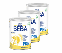 BEBA PRE Anfangsmilch von Geburt an, Babynahrung , nur Laktose, ohne Palmöl, 3er Pack (3 x 800g) Angebot bei HelloDeals