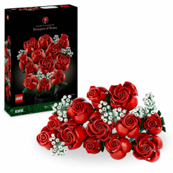 LEGO Botanicals Rosenstrauß - Kunstblumen als Zimmer-Deko - Botanik Kollektion Set für Erwachsene - Valentinstag- oder Jahrestag-Geschenk für Partner, Freundin oder Freund - Künstliche Pflanzen 10328 Angebot bei HelloDeals