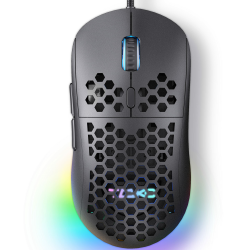 Dierya ×TMKB M1SE Gaming Maus mit Kabel,Gaming Mouse 12800 DPI Optischer Sensor,6 Programmierbare Tasten,Anpassbares RGB Gamer Maus,Ergonomische Gaming-mäuse für PC,Schwarz Angebot bei HelloDeals