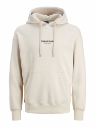 JACK & JONES Male Kapuzenpullover Gedruckt Kapuzenpullover XL Moonbeam Angebot bei HelloDeals