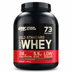 Optimum Nutrition Gold Standard 100% Molkenproteinpulver, Double Rich Chocolate, 73 Portionen Angebot bei HelloDeals