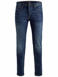 JACK & JONES Male Slim Fit mit geradem Bein JJITIM JJORIGINAL AM 782 50SPS NOOS Slim Fit mit geradem Bein 33W / 32L Dunkelblau-2 Angebot bei HelloDeals