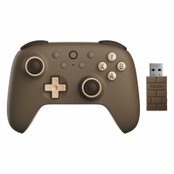 AKNES 8Bitdo Ultimate 2C 2.4G Wireless Controller für Windows PC und Android, mit Hall Effekt Joysticks und Hall Trigger, 1000Hz Polling Rate, und Remappable L4/R4 Bumpers (Brownie) Angebot bei HelloDeals
