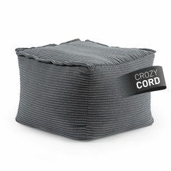 Lumaland Modular Sitzsack-Hocker - Cord-Reihe | Indoor Sitzsack mit Softer Struktur, ideal Sofa Modulen & zum Pouf | Bean Bag mit Füllung - für Wohnzimmer & Co. - 54x54x40 cm Angebot bei HelloDeals