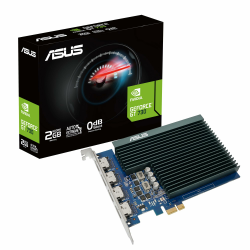 ASUS GeForce GT 730 2GB DDR5 Grafikkarte (4x HDMI, Single-Slot-Design, passive Kühlung, GPU Tweak II, GT730-4H-SL-2GD5) Angebot bei HelloDeals
