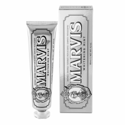 Marvis Whitening Mint Zahnpasta, 85 ml, Whitening Zahnpasta fördert eine natürliche Zahnaufhellung, Zahncreme entfernt Plaque & verleiht langanhaltende Frische Angebot bei HelloDeals