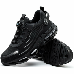 FOGOIN Sicherheitsschuhe Herren S3 Explorer 3.0 Sportliche Arbeitsschuhe Leicht Trends Drehknopf Anti-Smash und Anti-Punktur Arbeit Versicherung Schuhe Unisex 43 EU B266 Schwarz Angebot bei HelloDeals