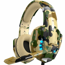 Ozeino Gaming Headset für PC Ps4 Ps5 3D Surround Sound Headset mit Mikrofon Gaming Kopfhörer mit Kabel und Led Licht Angebot bei HelloDeals