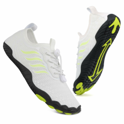 Badeschuhe Wasserschuhe Herren Damen Strandschuhe Barfußschuhe Sommer Schwimmschuhe Aquaschuhe Schnell Trocknen Surfschuhe 38 EU Weiß Angebot bei HelloDeals