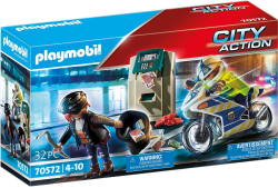 PLAYMOBIL City Action 70572 Polizei-Motorrad: Verfolgung des Geldräubers, Für Kinder von 4-10 Jahre Angebot bei HelloDeals