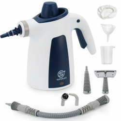 SUPERLEX Handdampfreiniger 10-in-1-Set, vielseitiger tragbarer Dampfgarer 1050 Watt, vielseitig einsetzbar zum Reinigen von Fenstern, Küche, Bad, Schlafzimmer, Teppich Angebot bei HelloDeals