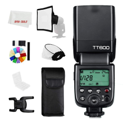 Godox TT600 2.4G Wireless GN60 Master/Slave Camera Flash Remote Control Off Board HSS Speedlite Universal Flash with One Contact for Canon Nikon Sony Pentax Olympus Fuji Lumix Angebot bei HelloDeals