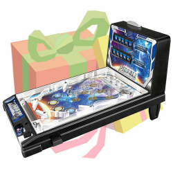 CHEMYO Mini-Flipper-Spielautomat, Miniatur-Flipperautomaten für Jungen und Mädchen, Weihnachtsgeburtstagsfeier, mit digitaler LED-Anzeigetafel Angebot bei HelloDeals